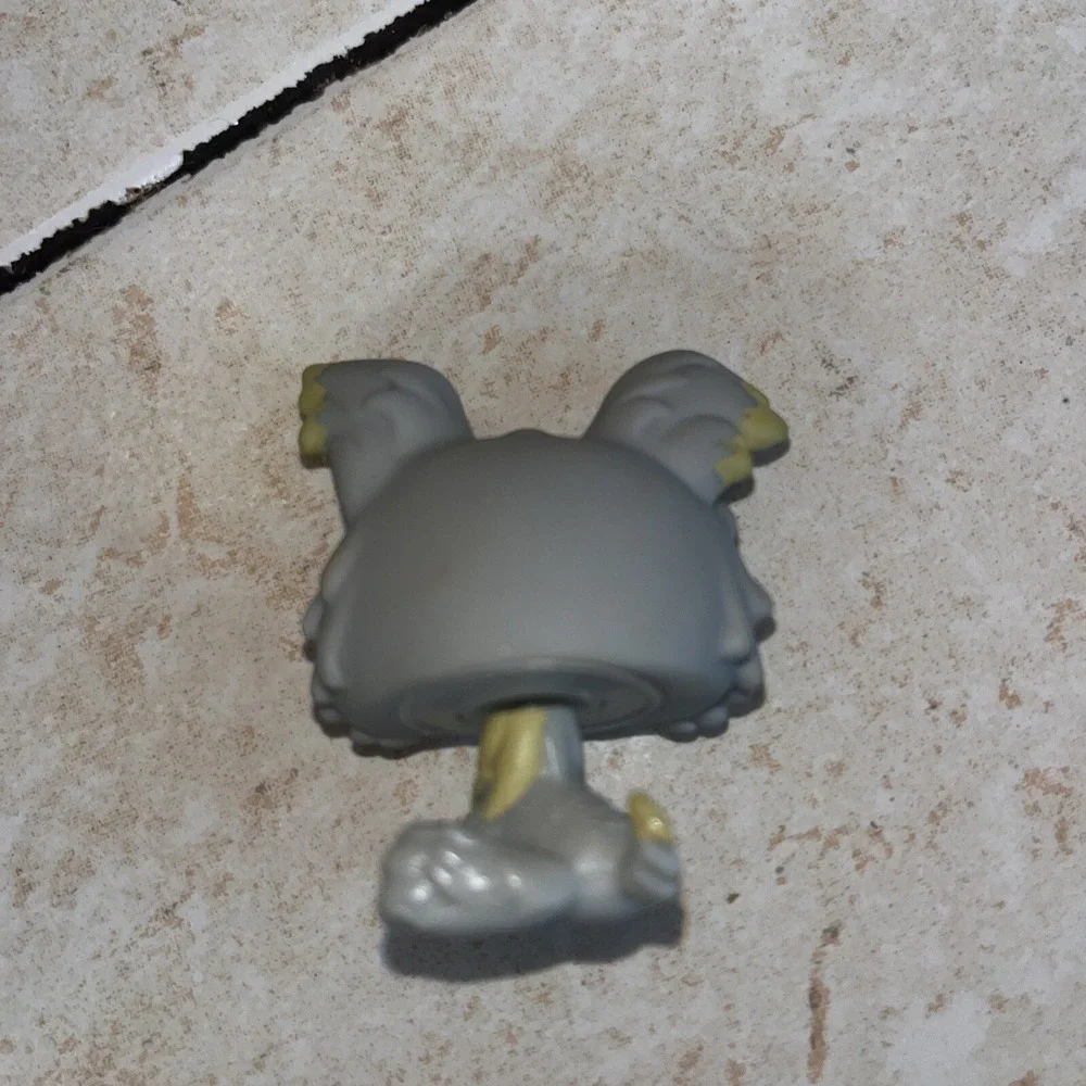 Littlest Pet Shop LPS #883 YORKSHIRE Yorkie Dog Puppy‎ Purple Eyes 2007